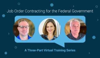 Job Order Contracting for the Federal Government: JOC Federal Comprehensive Training