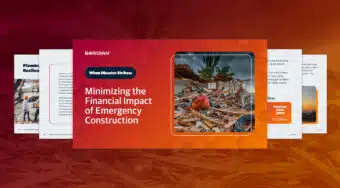 When Disaster Strikes: Minimizing the Financial Impact of Emergency Construction Work