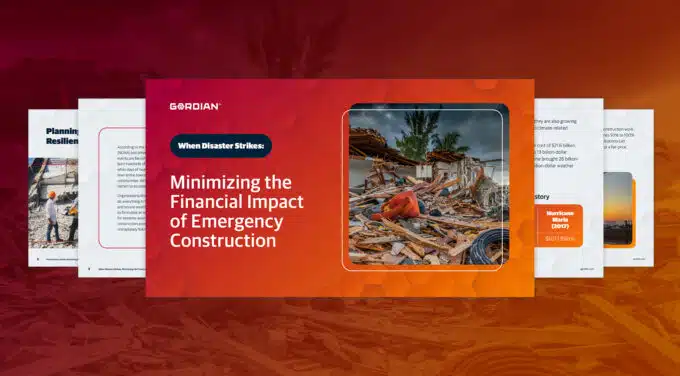 When Disaster Strikes: Minimizing the Financial Impact of Emergency Construction Work