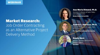 Market Research: Job Order Contracting as an Alternative Project Delivery Method