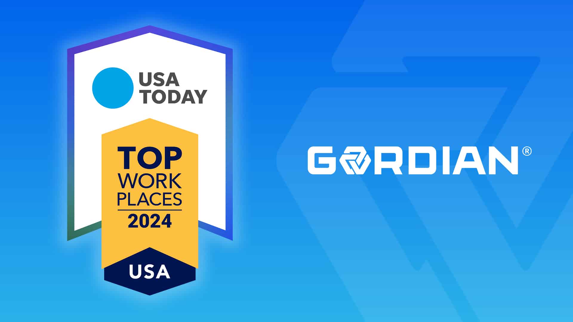 Energage Names Gordian a Winner of the 2024 Top Workplaces USA Gordian