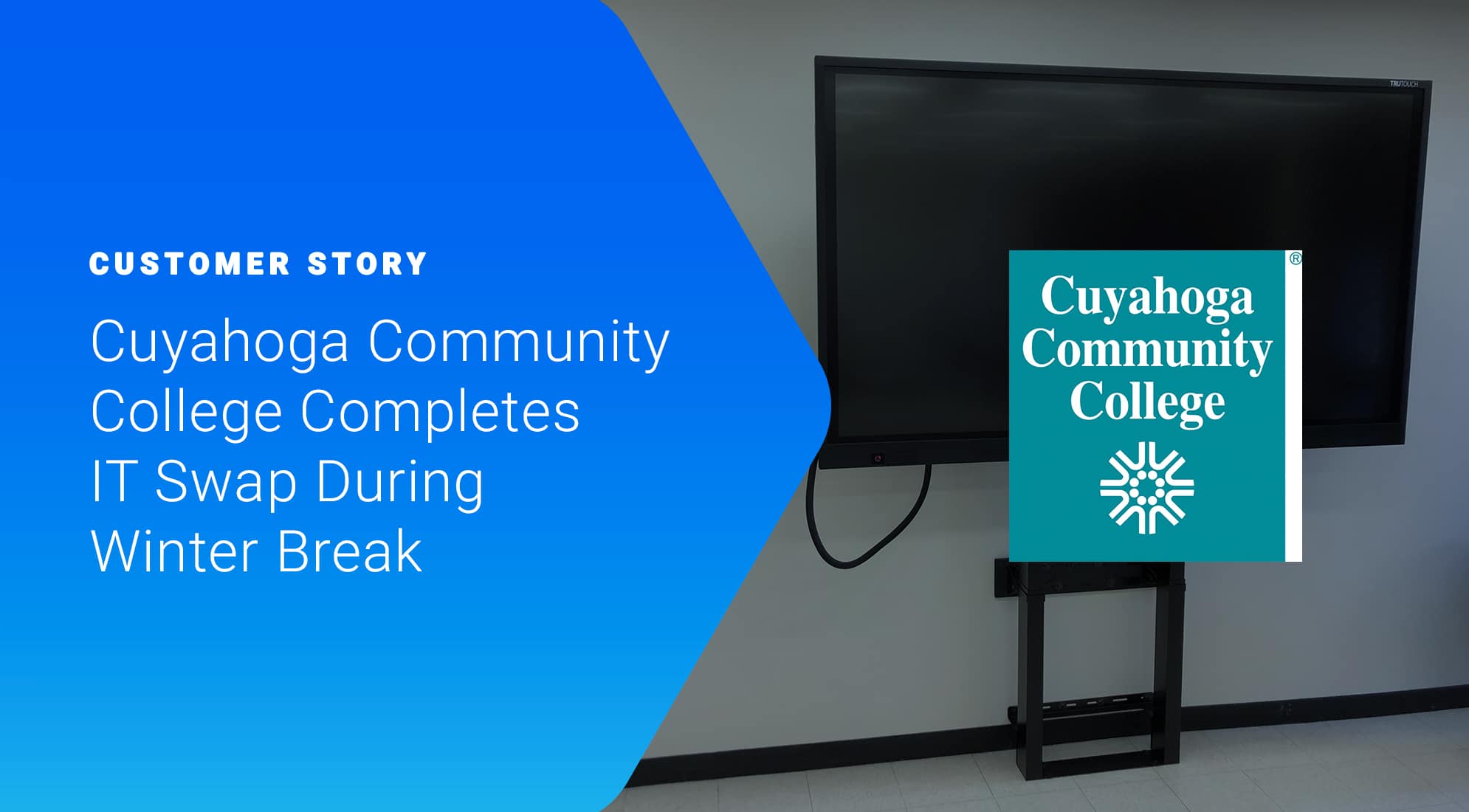 Cuyahoga Community College Completes Classroom Upgrades During Winter Break 3